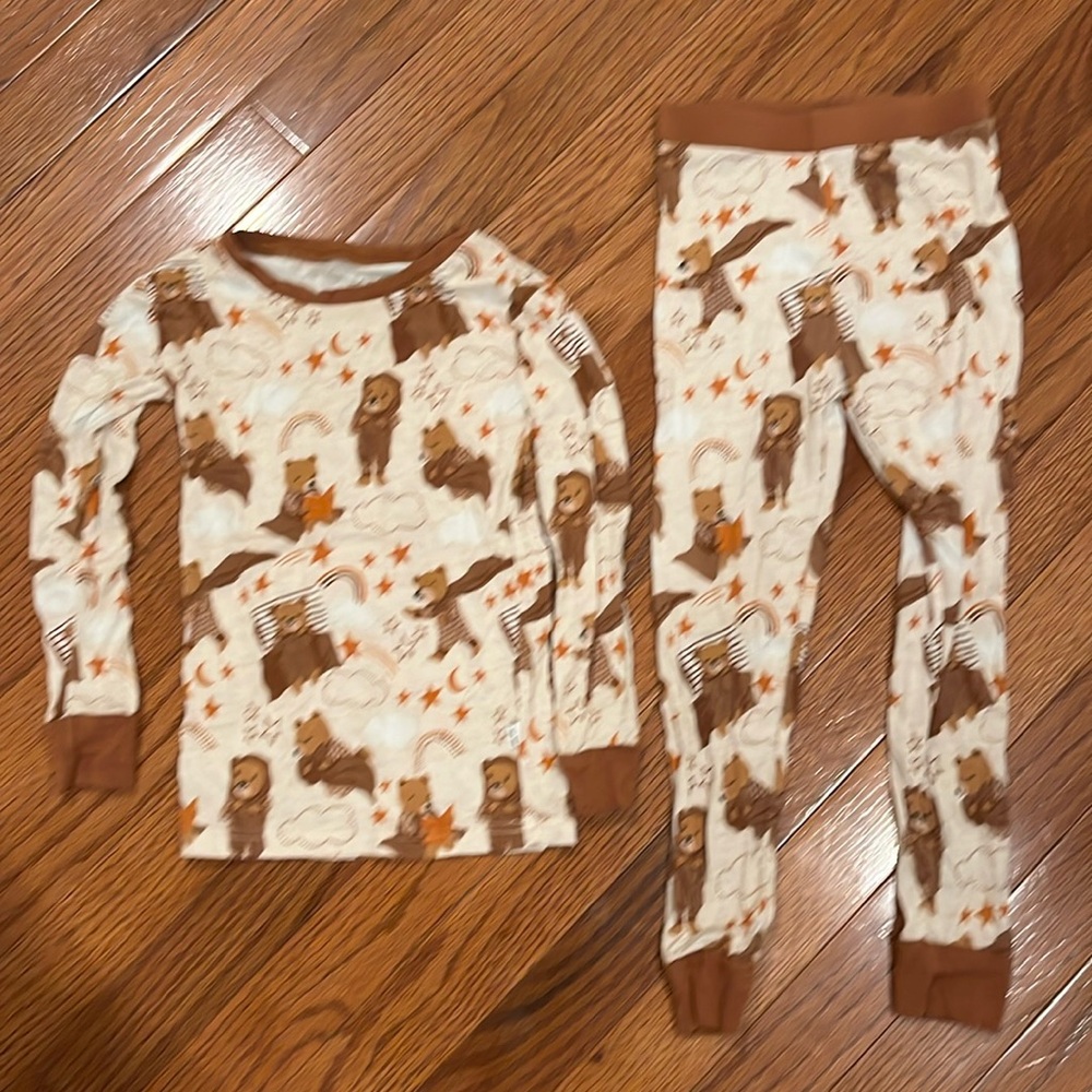 Little Sleepies Bear Long Sleeve Pajamas